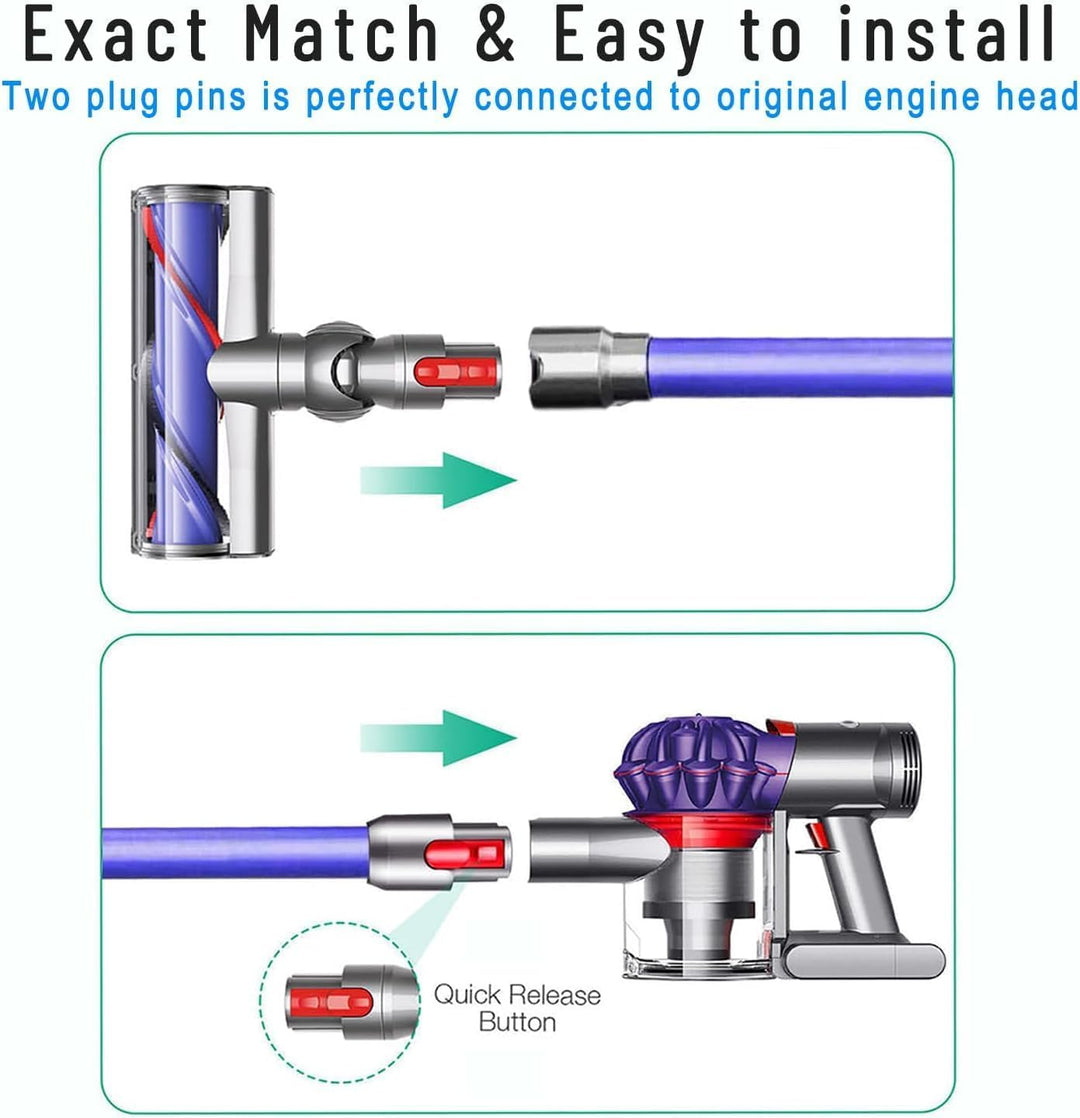 Verlängerungsrohr für Dyson Rohr Kompatibel mit Dyson Saugrohr V15 V 11 V10 V8 V7, Starres Teleskopr