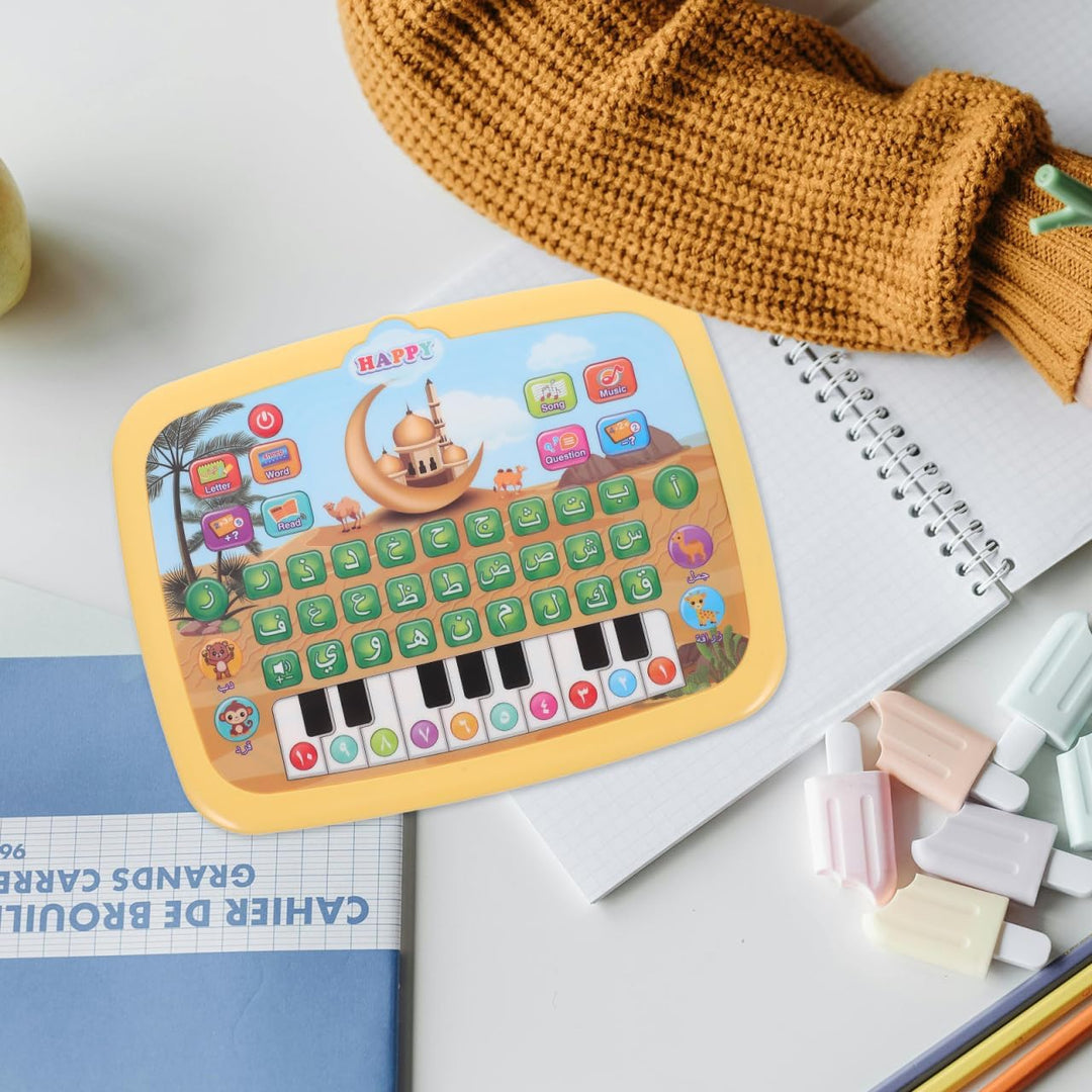 ibasenice Arabisch-lernmaschine Koran-lernmaschine Frühes Lernspielzeug Kinder-Laptop Lernspielzeug