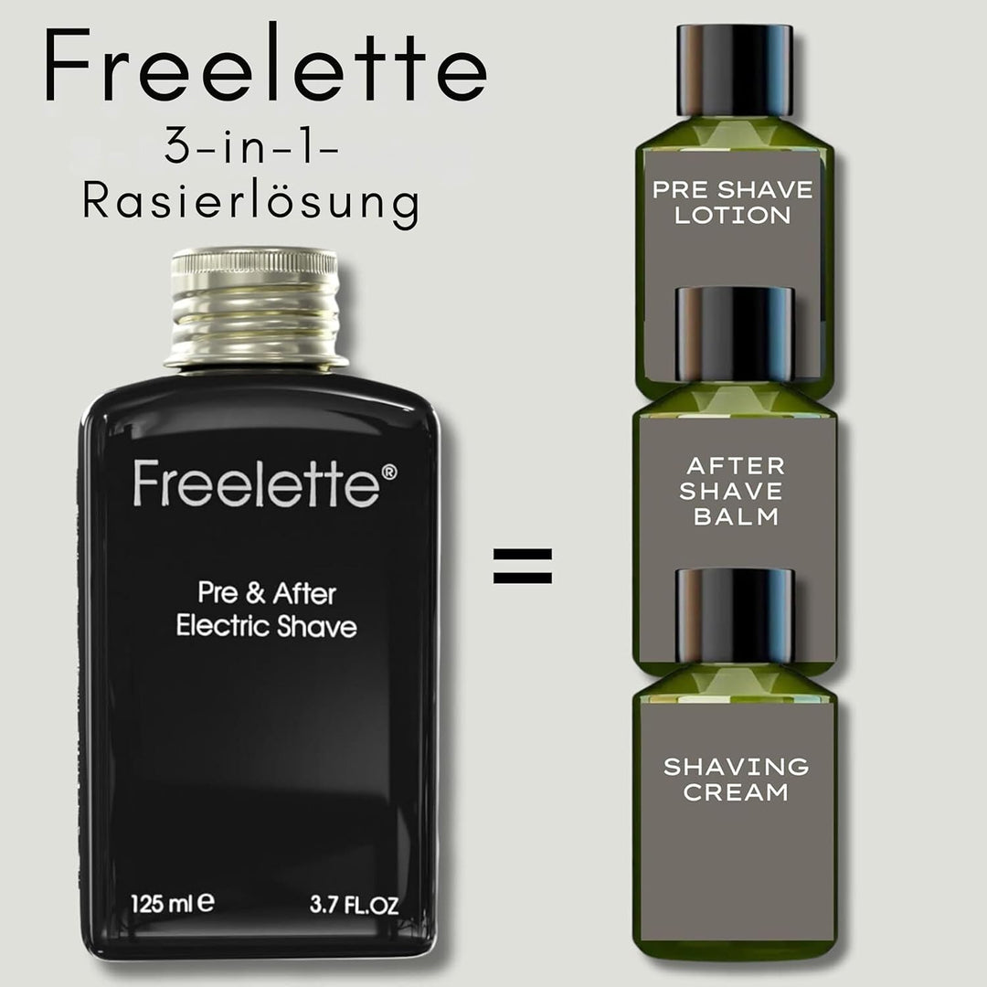 Pre Electric Shave After Shave Lotion Creme - Balsam für eine gründliche Rasur - Glatte und reizfrei
