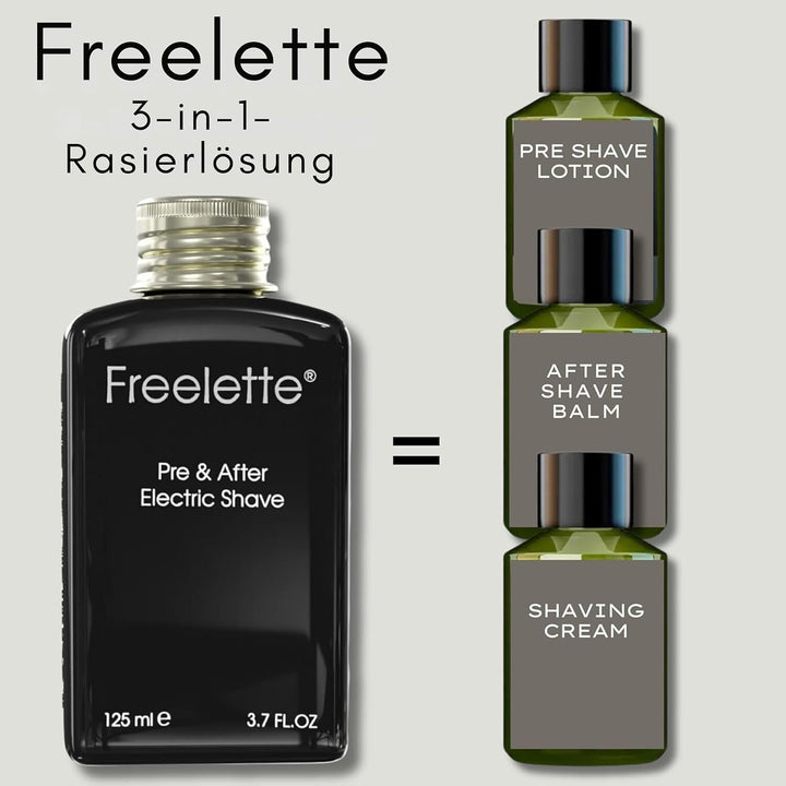 Pre Electric Shave After Shave Lotion Creme - Balsam für eine gründliche Rasur - Glatte und reizfrei