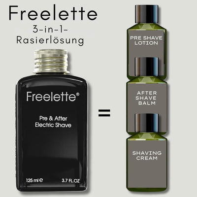 Pre Electric Shave After Shave Lotion Creme - Balsam für eine gründliche Rasur - Glatte und reizfrei