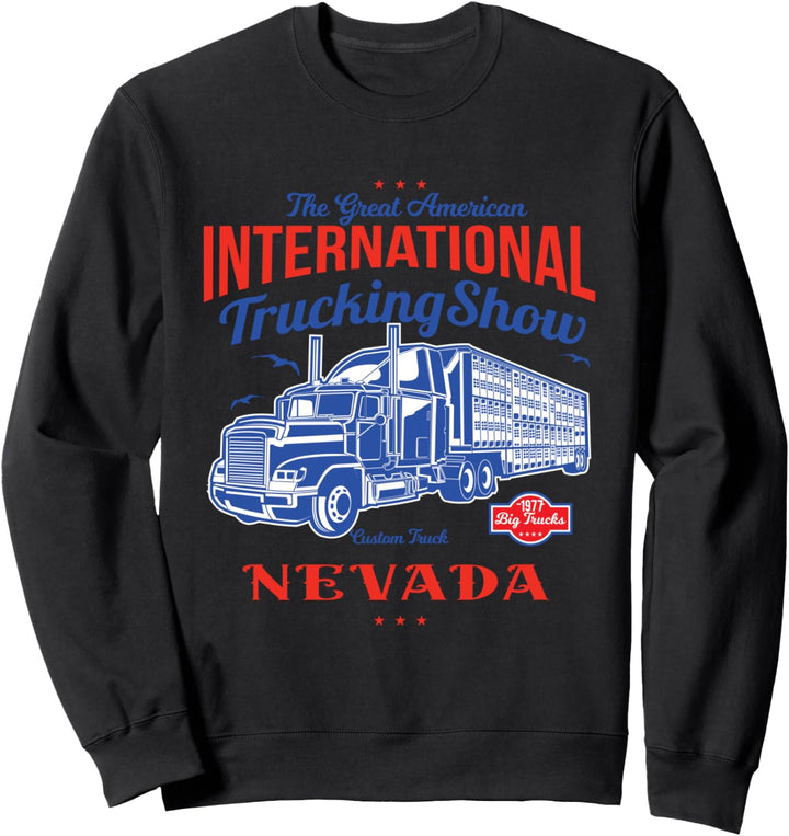 1977 Nevada Internationale Trucking Show Jahrgang Sweatshirt