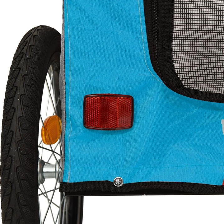 vidaXL TiertransportHaustierwagenOutdoor-Träger 125 x 64 x 66 cm Blau, Blau 125 x 64 x 66 cm