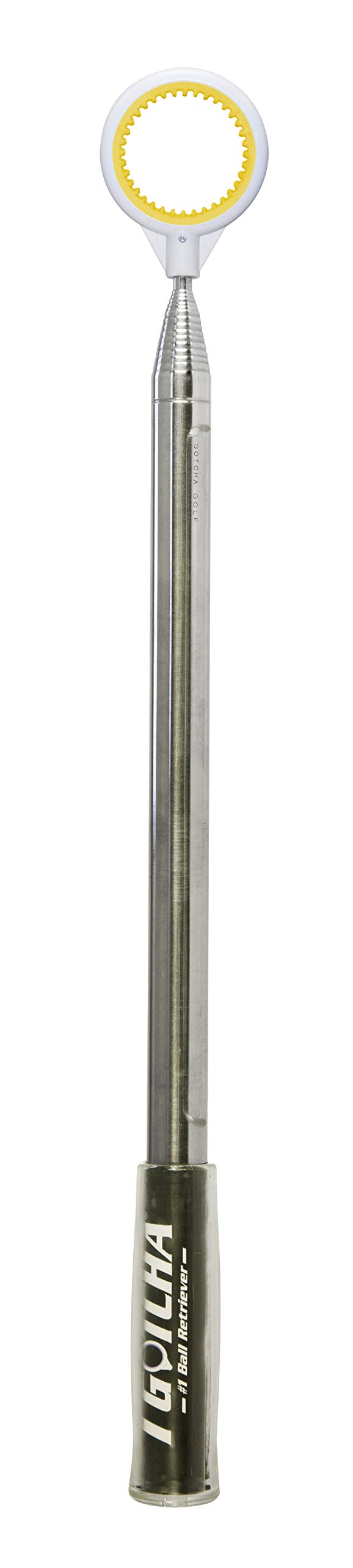 IGOTCHA JAWZ Compact Golf Ball Retriever Gelb, 14 Fuss Länge (max. 18 Fuss Reichweite)