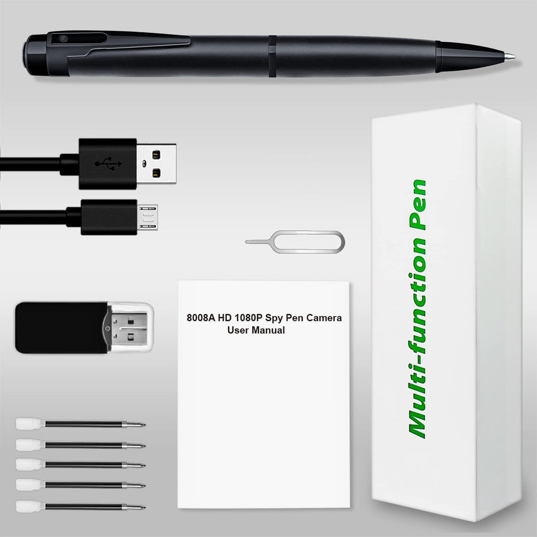 ZUNHAI Mini Kamera Mini Überwachungskamera 32GB 1080P Ultra Tragbare HD Kleine, Überwachung Kamera,K