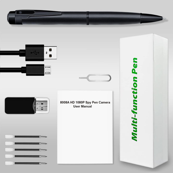ZUNHAI Mini Kamera Mini Überwachungskamera 32GB 1080P Ultra Tragbare HD Kleine, Überwachung Kamera,K