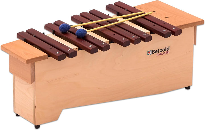 Betzold Musik - Alt-Xylophon - Klangstäbe aus Hartholz, leicht und handlich chromatische Ergänzung,