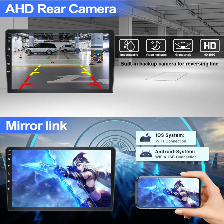 2G+32G CAMECHO Android 13 Autoradio mit Navi für Ford Focus Exi MT 2 3 Mk2/Mk3 2004-2011,9 Zoll Bild