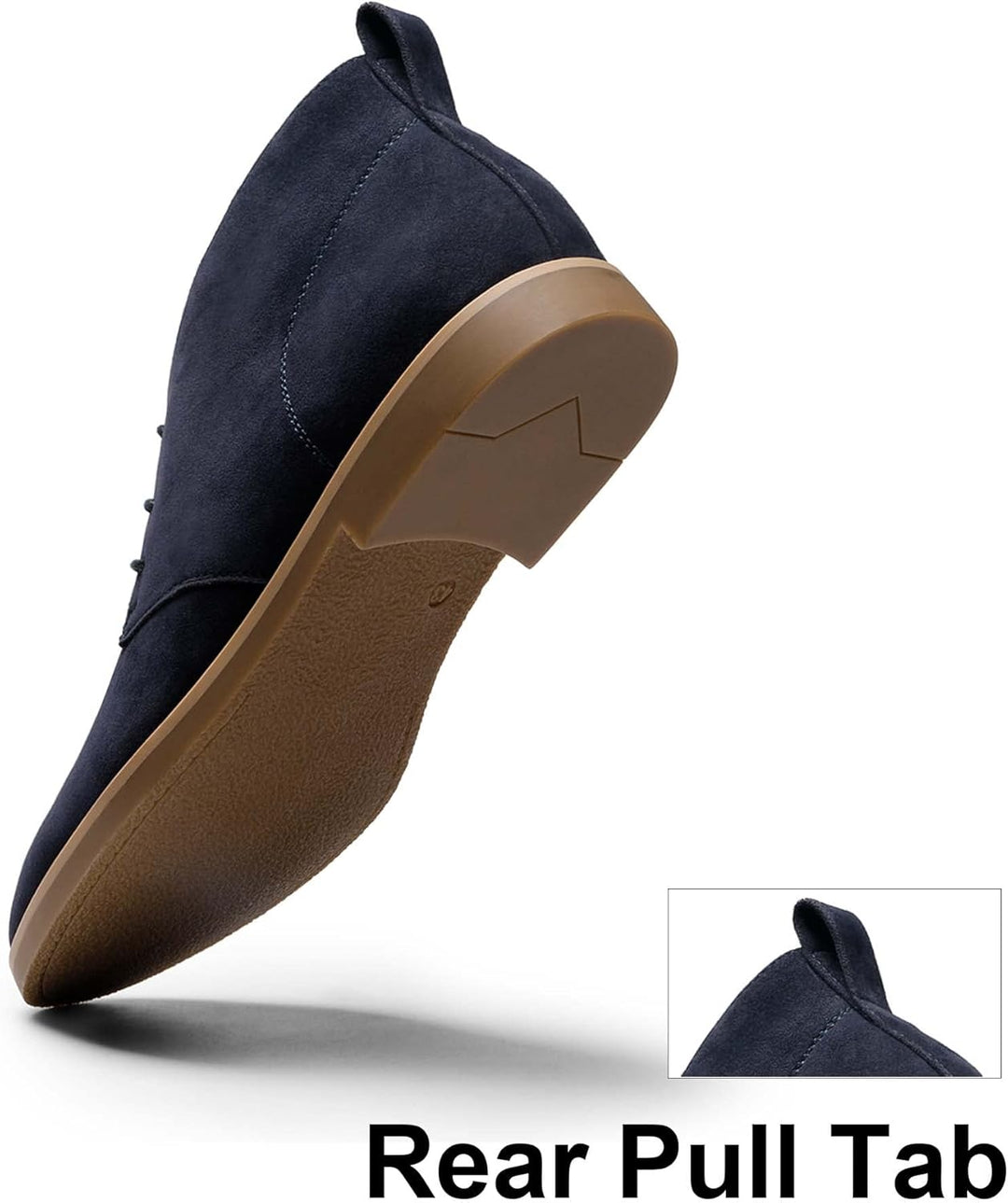 Bruno Marc Herren Chukka Stiefel Desert Boots Suede Leder Schnürstiefel Stiefeletten 42 EU Blau, 42
