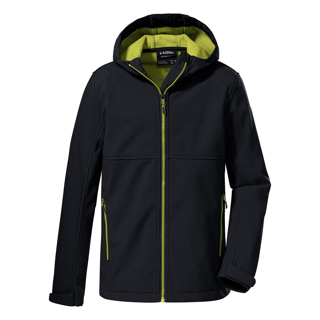 Killtec Jungen Kow 202 Bys Sftshll Jckt Softshell Jacke mit Kapuze 140 dunkelnavy, 140 dunkelnavy