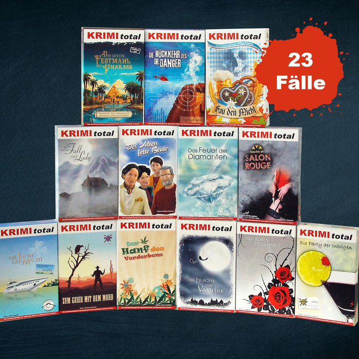 Der Hanf des Verderbens | Krimidinner für zu Hause | 8-9 Personen | Flowerpower, 60er Jahre