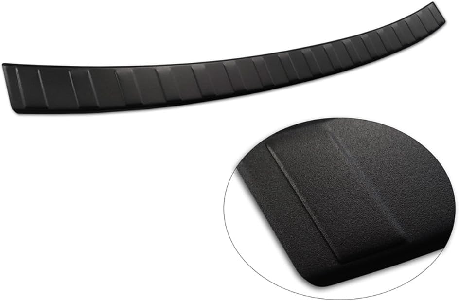 Avisa Matt-Schwarz Edelstahl Heckstossstangenschutz kompatibel mit Volkswagen Tiguan II / Allspace i