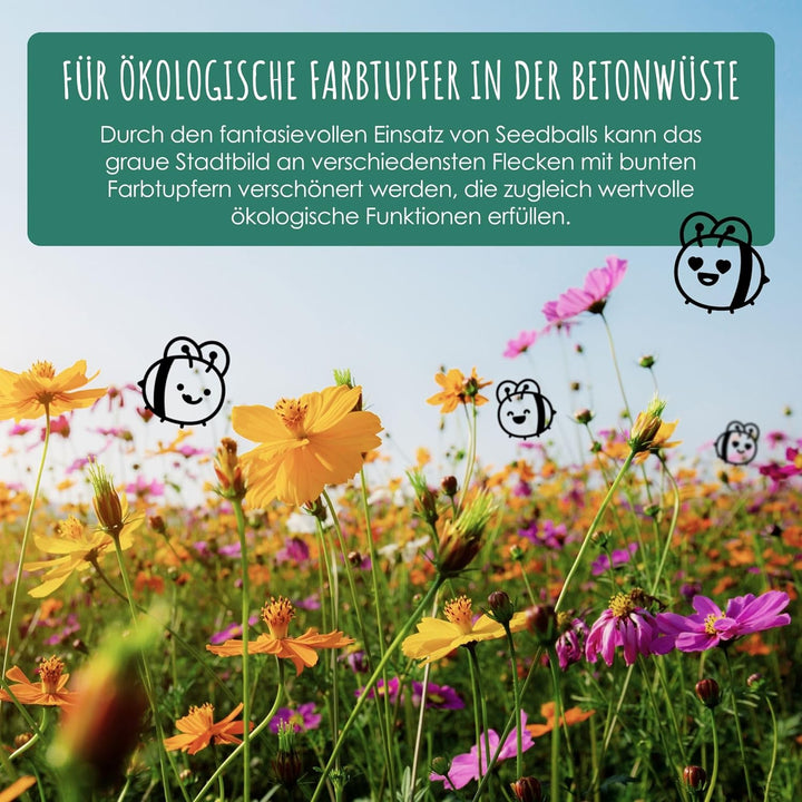 Gastgeschenke Hochzeit Blumensamen Samenbomben - Besonderes Hochzeitsgeschenk für Gäste als Give Awa