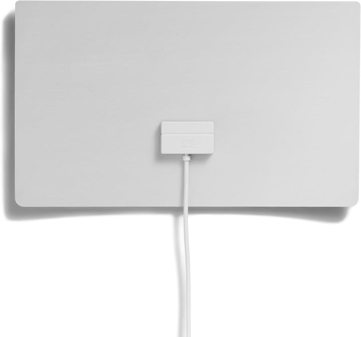 One For All – 3G/4G/5G-blockfilter – Ultraflache DVB-T2 Zimmerantenne– Digital-TV Full HD – An Wand/