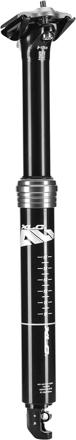 XLC All MTN Teleskopsattelstütze SP-T11B, Ø31,6mm, 420mm, sz, ICR, Hub 125mm