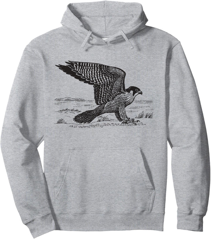 Falke Falknerei Wanderfalke Beizjagd Pullover Hoodie