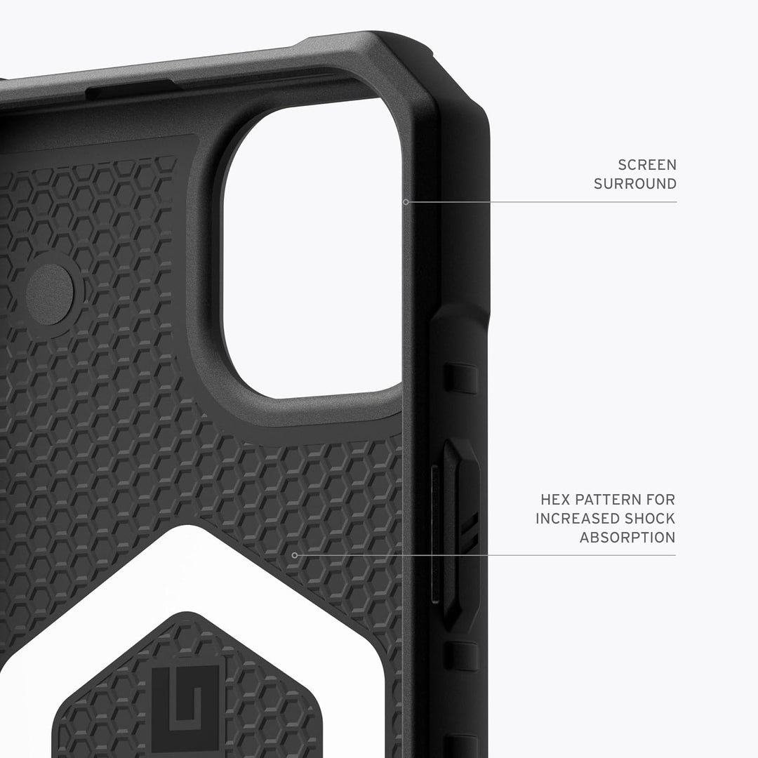 URBAN ARMOR GEAR Pathfinder Hülle kompatibel mit Apple iPhone 15 Plus Case [Wireless Charging/Magnet