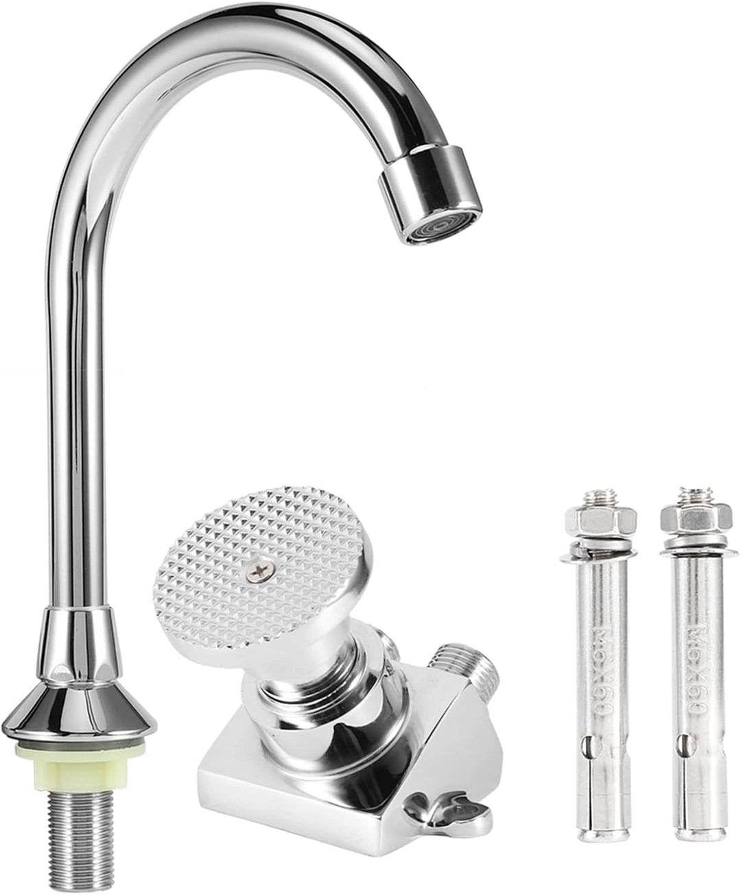 Bar Waschbecken Wasserhahn, Kupfer Boden montiert Fusspedal Becken Wasserhahn Waschbecken Wasserhahn
