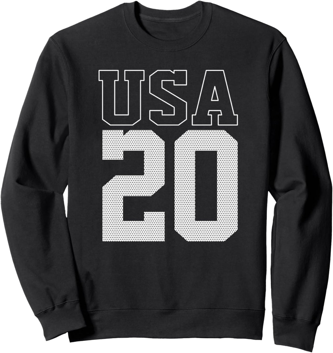 Trendy USA 20 Big Bold Text Sweatshirt