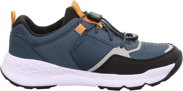 Superfit Jungen Free Ride Gore-tex Sneaker, 32 EU Blau Orange 8010