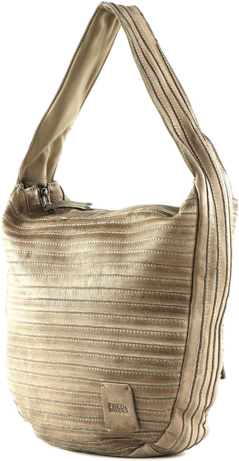 FREDsBRUDER Ibbick - Hobo Schultertasche 37 cm Feather Grey, Feather Grey