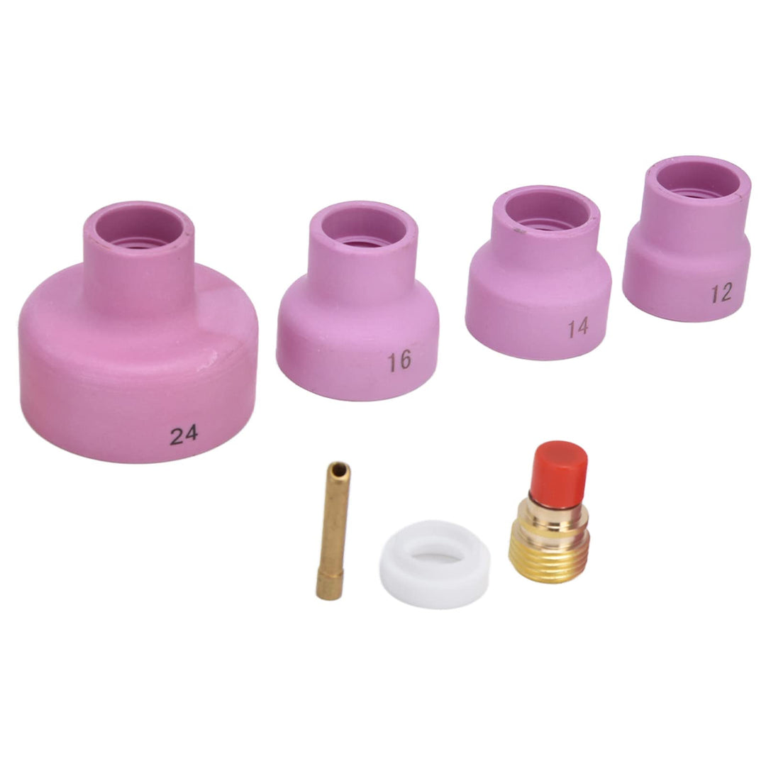 Keramikdüse Gaslinse, Spannzangenkörper Verbrauchsmaterial-Kit WIG-Gaslinsen-Kit Schweisszubehör Mod