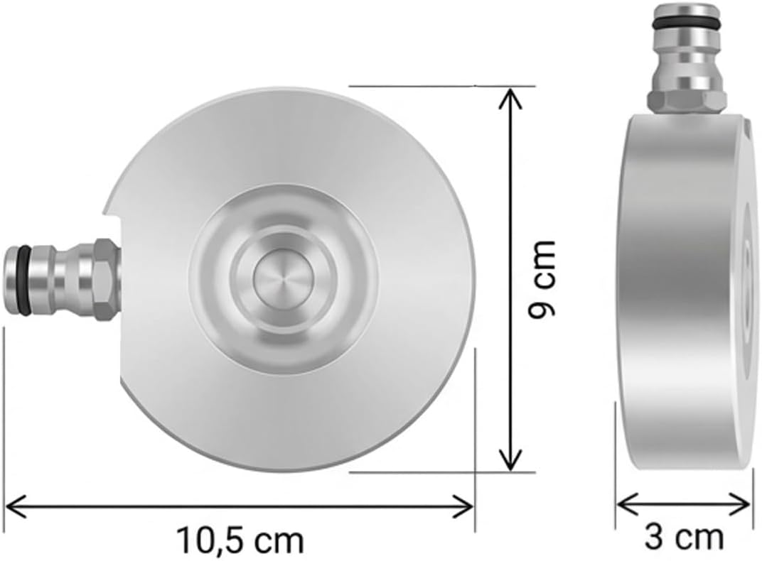 Rasensprenger Typ Bodenregner, 5 Jahre Funktionsgarantie, Made in Germany, aus hochwertigem Aluminiu