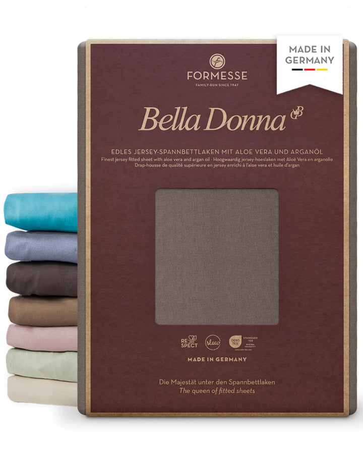 Bella-Donna Bella-Donna Jersey Spannbettlaken, trueffel, 90x190 - 100x220 cm 90x190 - 100x220 Braun,