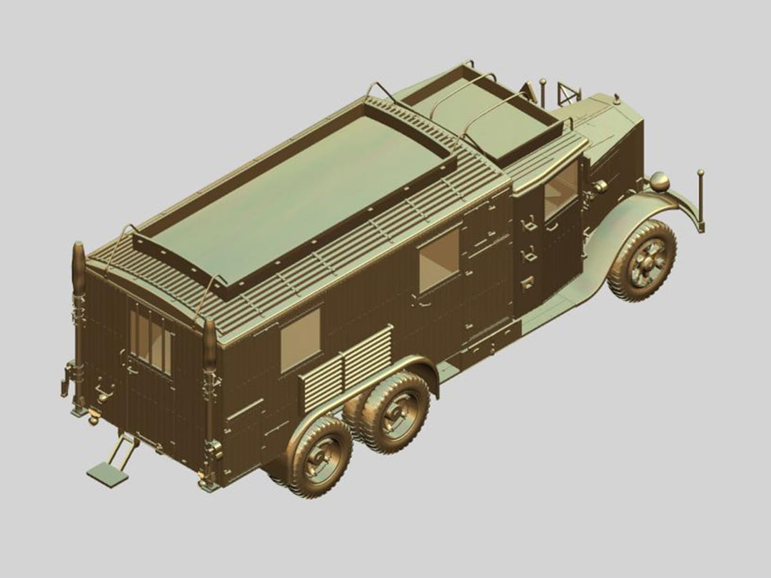ICM ICM35462 35462 - 12785 Krup L3H163 Kraftfahrzeug 72 WWII German Radio Communication Truck, Grau