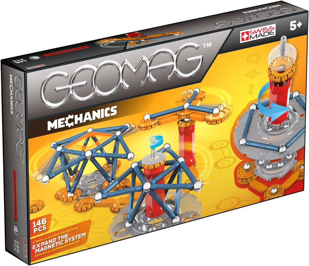 Geomag - Mechanics Magnetic Motion - Lern- und Kreativspiel für Kinder - Magnetische Bausteine - Set