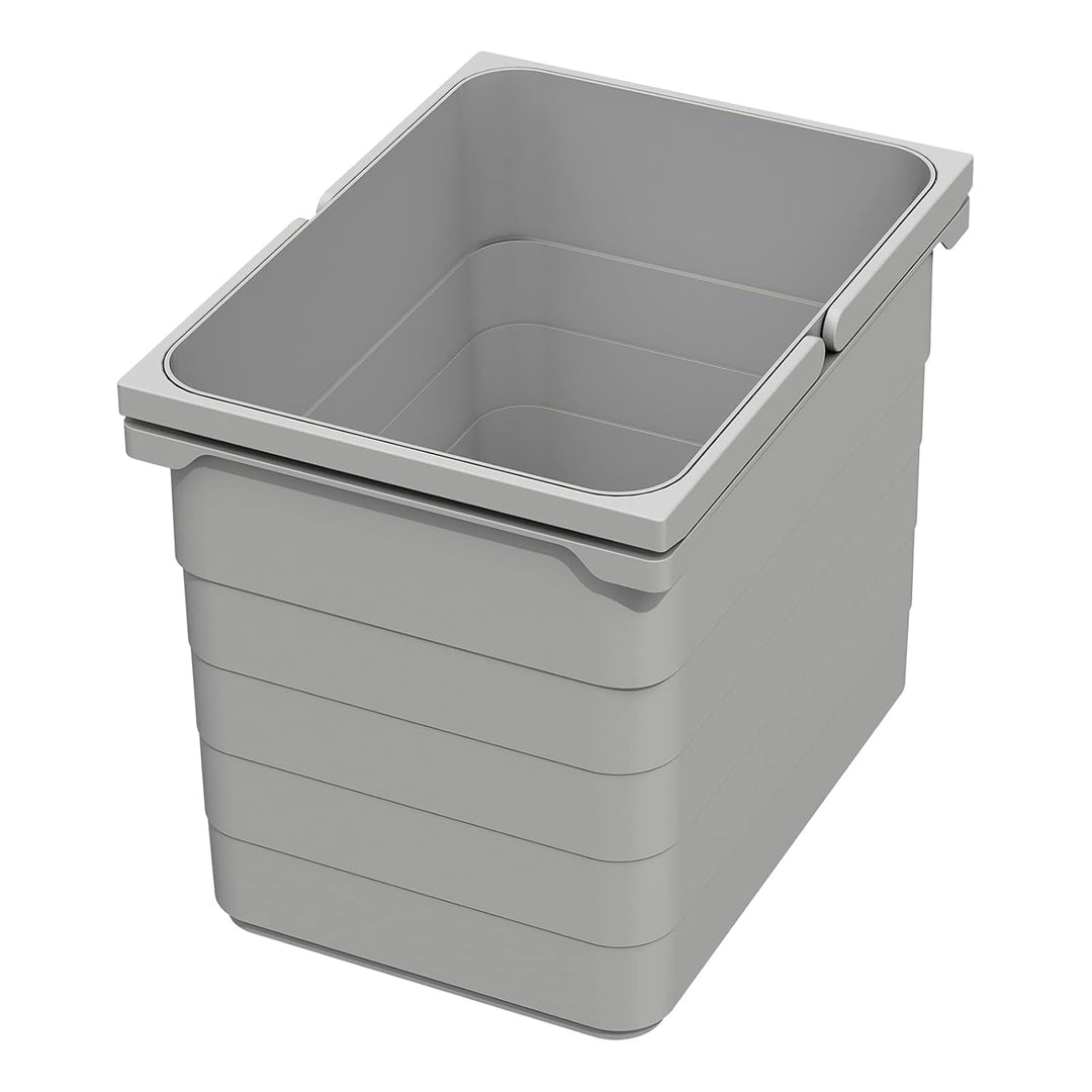 SOTECH Ninka Abfalltrennsystem eins2vier KB 500 mm, Seitenstärke 16 mm Höhe 250 mm 2x 15L, 1x 50er B