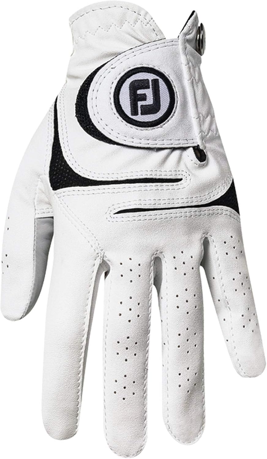 FootJoy WeatherSof Golfhandschuh für Damen, Weiss Weiss Men's Large 2 Pack Rechts, Weiss Men's Large