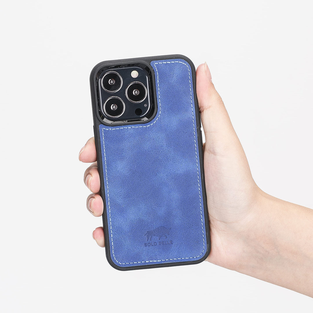 Solo Pelle Lederhülle für das iPhone 13 Pro in 6.1 Zoll Stanford Case Leder Hülle Ledertasche Backco