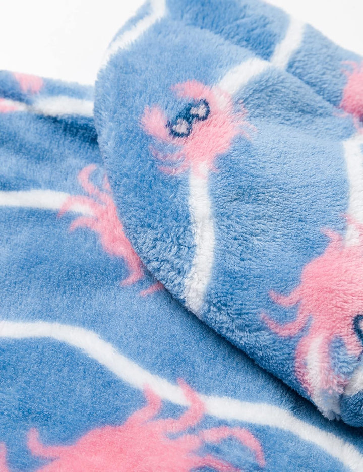 Playshoes Unisex Kinder Fleece-Bademantel Morgenmantel 158-164 Krebs, 158-164 Krebs