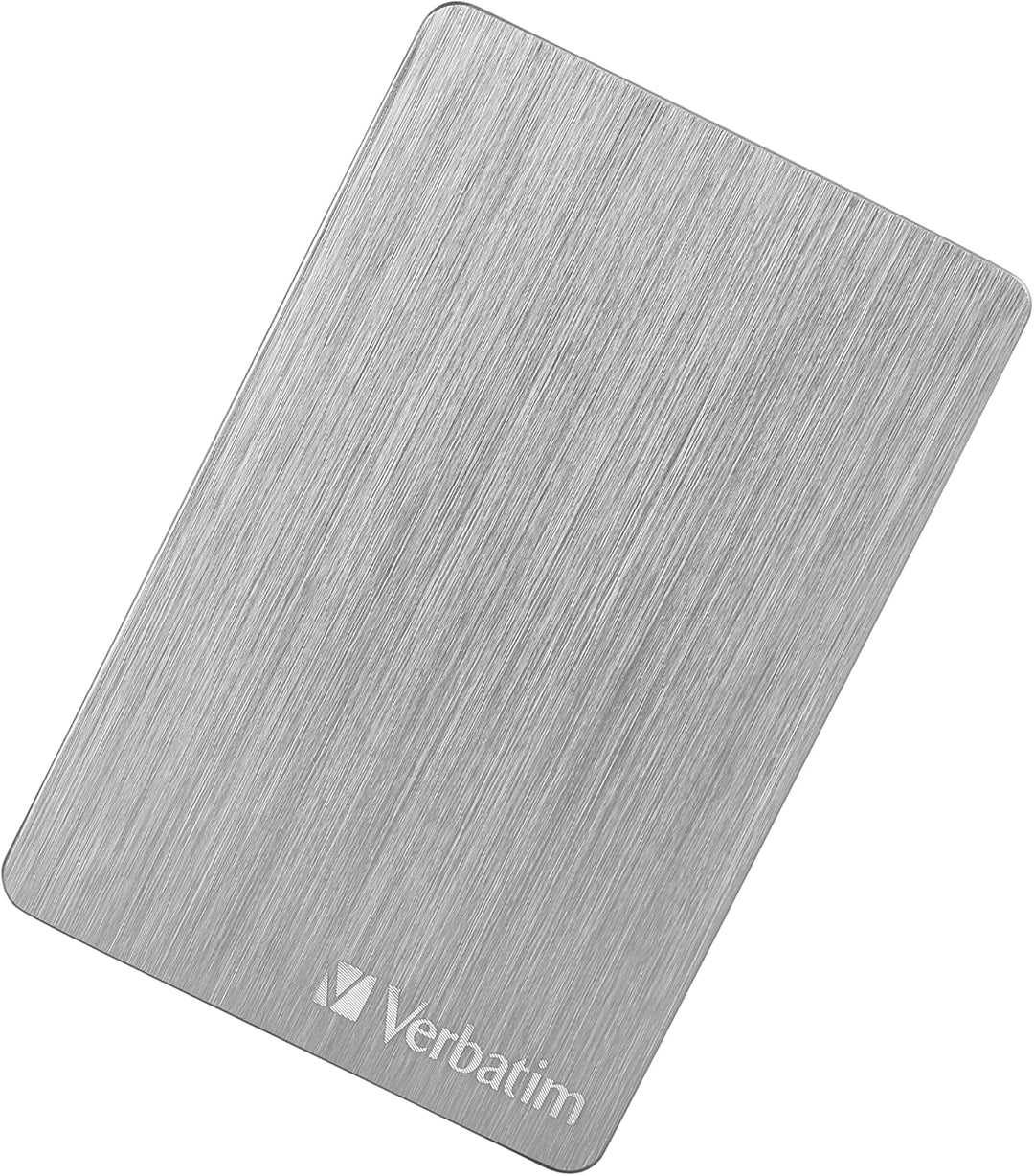 Verbatim Store 'n' Go ALU Slim, 1 TB, Silber, Externe Festplatte, USB 3.2 GEN 1, Festplatte extern a