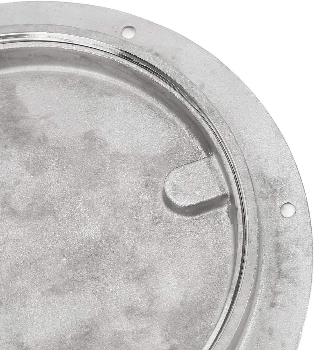 Inspektionsluke, Inspektionsplatte aus Edelstahl Wasserdicht Vorgebohrte Deckplatte Rund 157mm/6in f