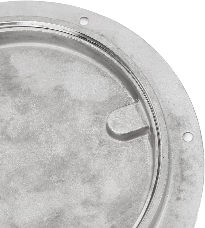 Inspektionsluke, Inspektionsplatte aus Edelstahl Wasserdicht Vorgebohrte Deckplatte Rund 157mm/6in f