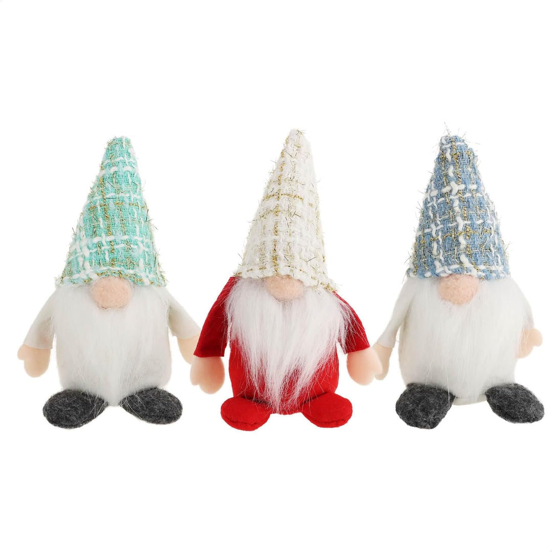 COM-FOUR® 6X Premium Weihnachts-Wichtel 15cm - Weihnachtsdeko - winterliche Zwergen-Figur - Dekoarti