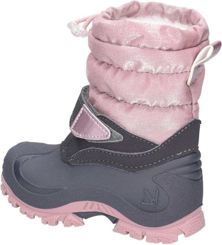 Lurchi Fjonna Kinderschuhe Mädchen Winterstiefel Boots Grau Freizeit 25 EU Rose, 25 EU Rose