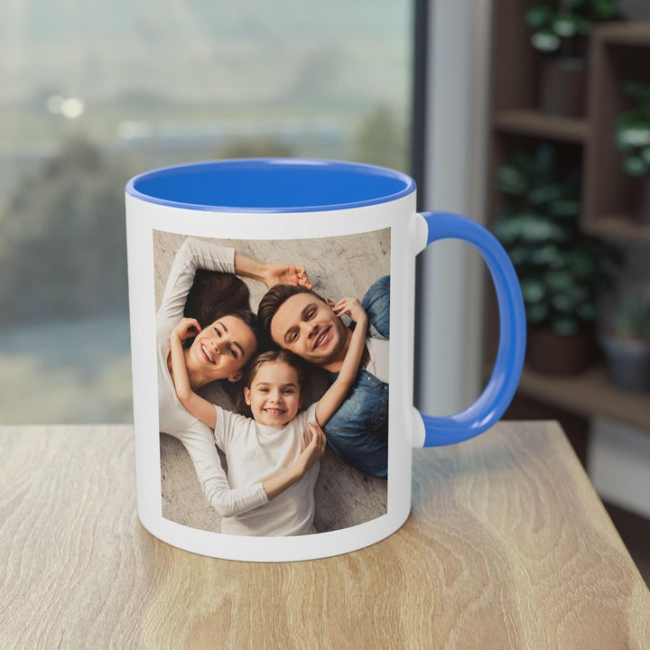 Individuelle Tasse mit Bild oder Text Ihrer Uploads, personalisierte Tasse, mikrowellen- und spülmas