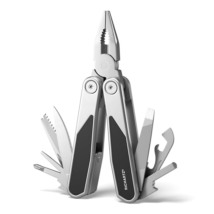 PROTOOL 20+ | 20 Funktionen | Multitool mit Safety-Lock Verriegelung | rostfreier Edelstahl mit elox