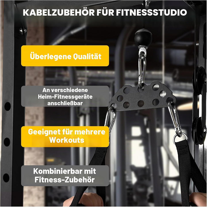 KORIKAHM Multi-Grip LAT Pull Down Bar für Home Gym Fitness, Spreizplatte LAT Pulldown Aufsätze für P