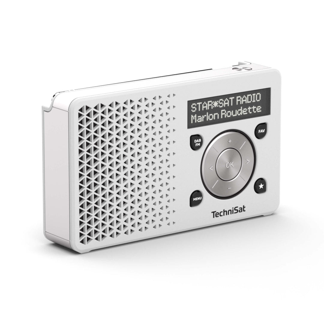 TechniSat DIGITRADIO 1 – tragbares DAB+ Radio mit Akku (DAB, UKW, Lautsprecher, Kopfhöreranschluss,