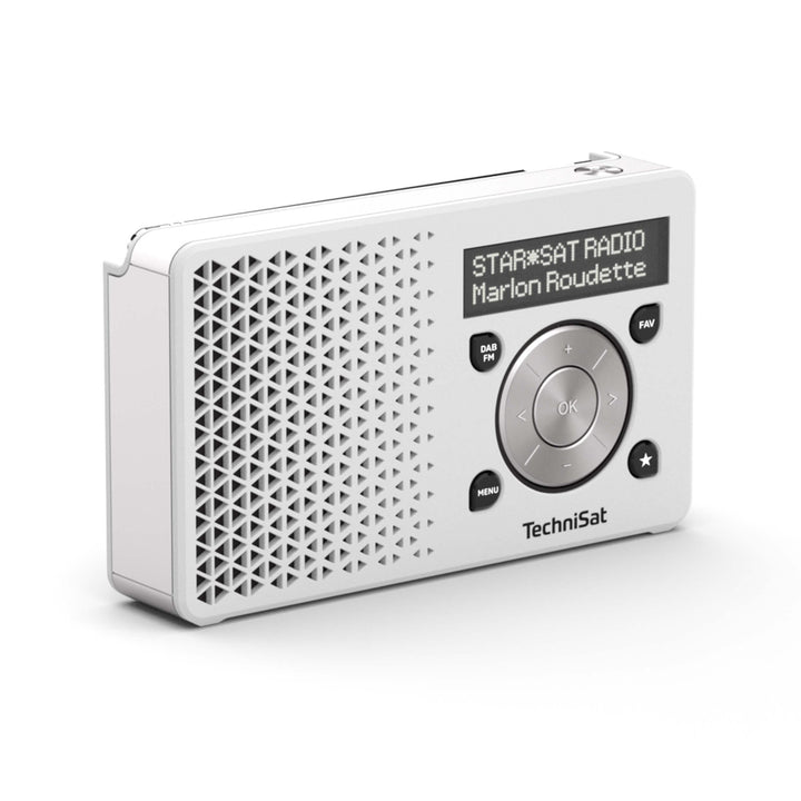 TechniSat DIGITRADIO 1 – tragbares DAB+ Radio mit Akku (DAB, UKW, Lautsprecher, Kopfhöreranschluss,