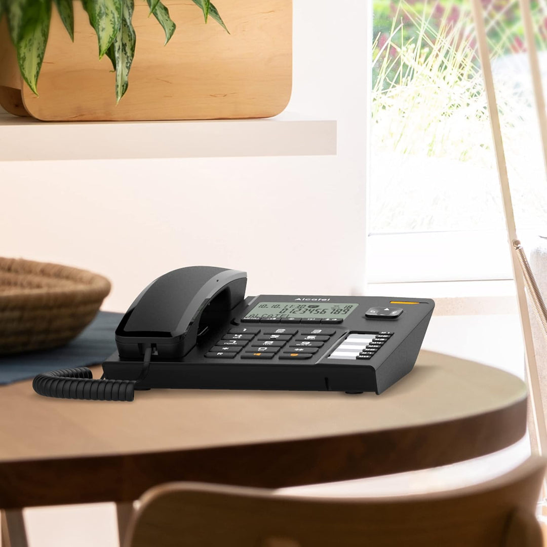 Alcatel T78, schnurgebundenes Festnetztelefon für Heim und Büro, grosses Display, 8 Direktwahltasten