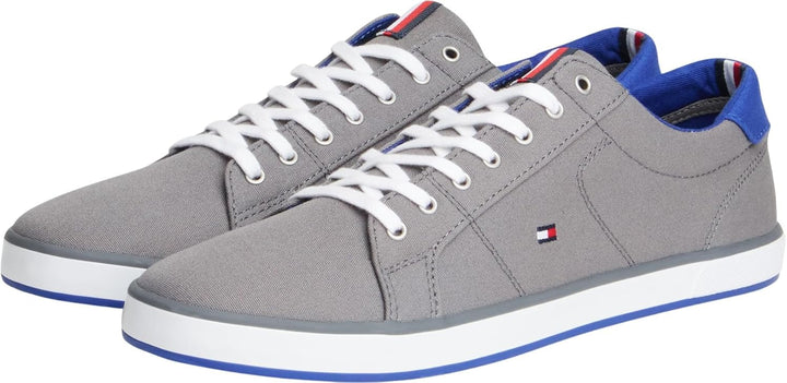 Tommy Hilfiger Herren Vulcanized Sneaker Schuhe 48 EU Steel Grey, 48 EU Steel Grey