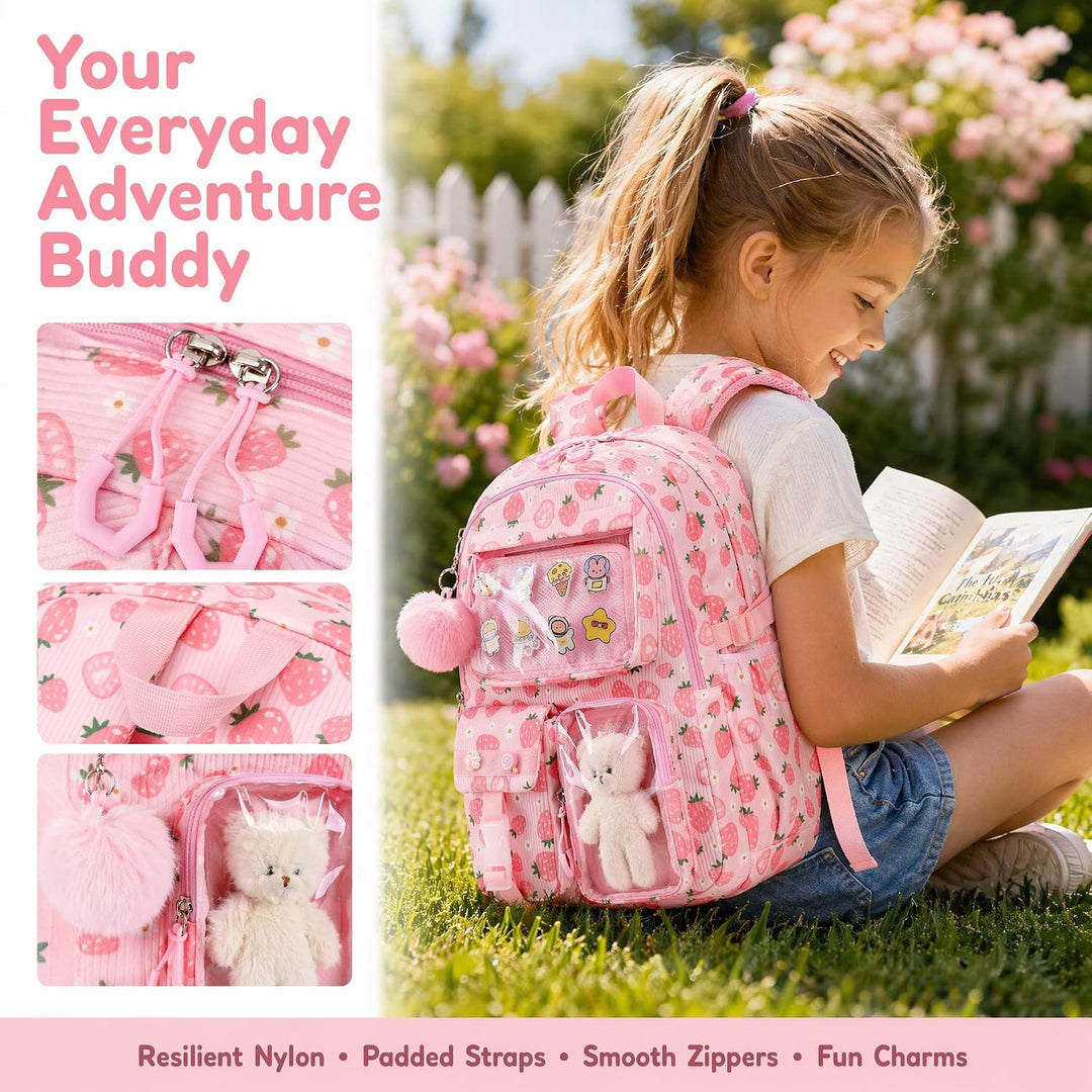 Jumpopack Schulrucksack Mädchen Grundschule Ita Rucksack Set für Teenager Mädchen Schultaschen-Set f