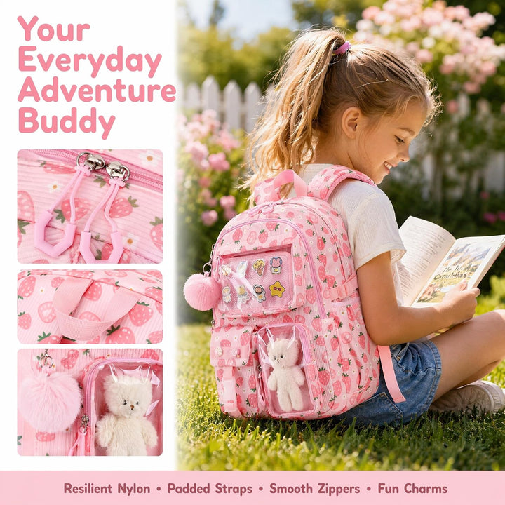 Jumpopack Schulrucksack Mädchen Grundschule Ita Rucksack Set für Teenager Mädchen Schultaschen-Set f