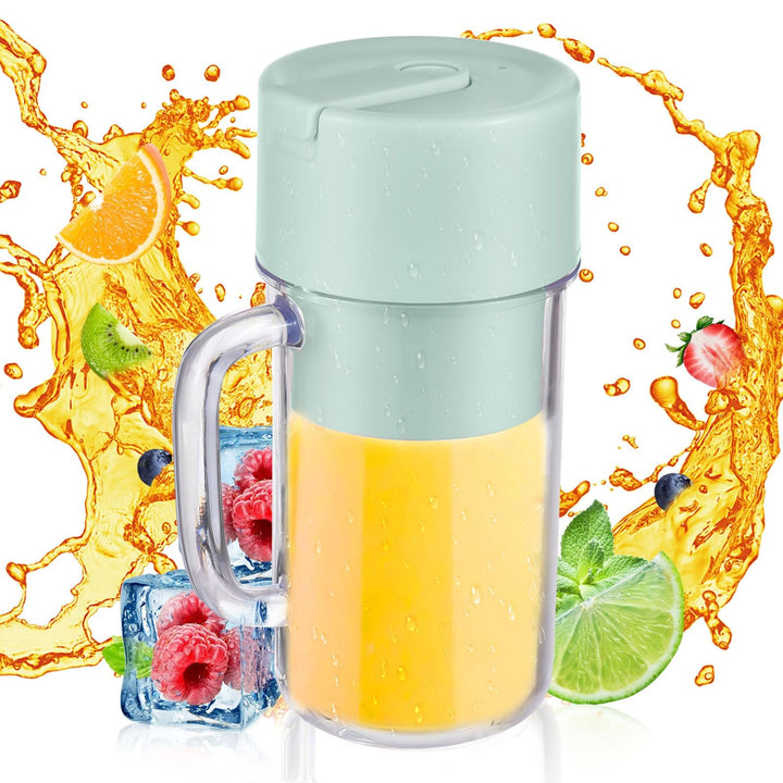 Tragbarer Saftmixer 22000 U/Min, 6-Klingen USB-C Wiederaufladbar IP67 Wasserdicht für Outdoor Sport
