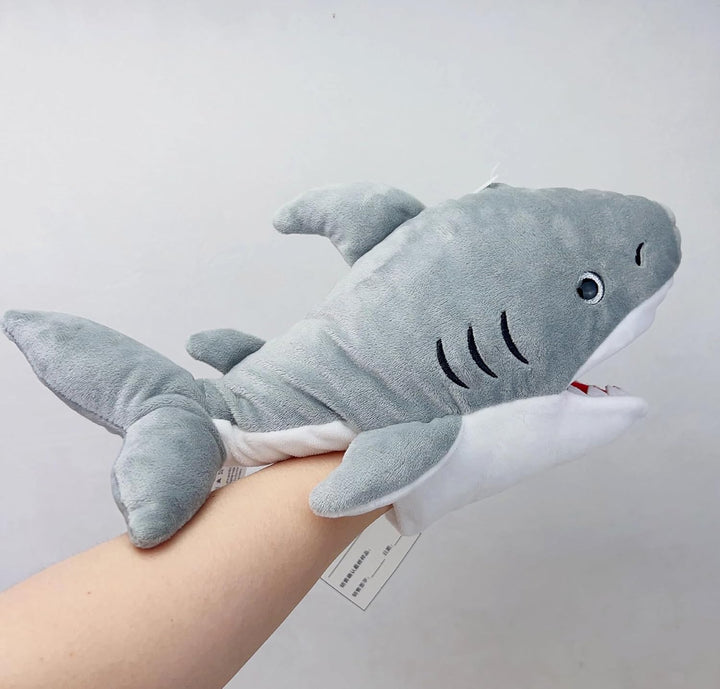 Meerestier-Handpuppen für Kinder, Kleinkinder umfassen Haie, Wale usw. mit beweglichen offenen Münde